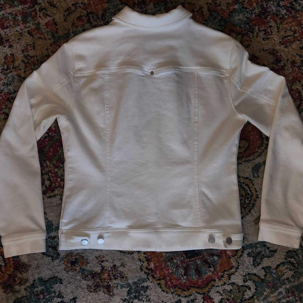 Liverpool Kolten Women's White Denim Jacket – Size Large - Picture 5 of 14